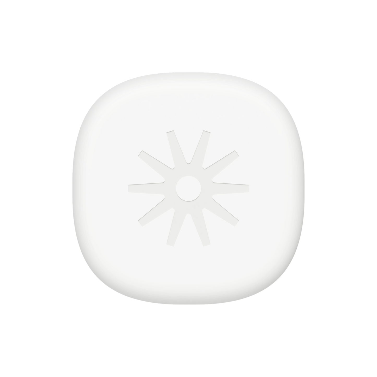 Front of the Lasso Alarm Clock device