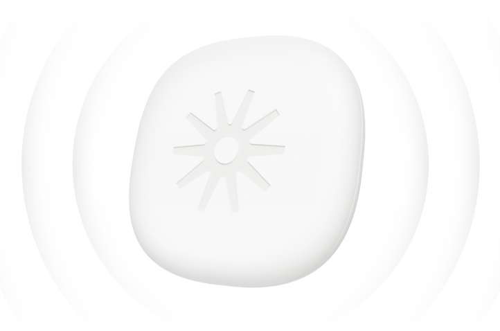 Render of the Lasso Device with waves coming off of it.
