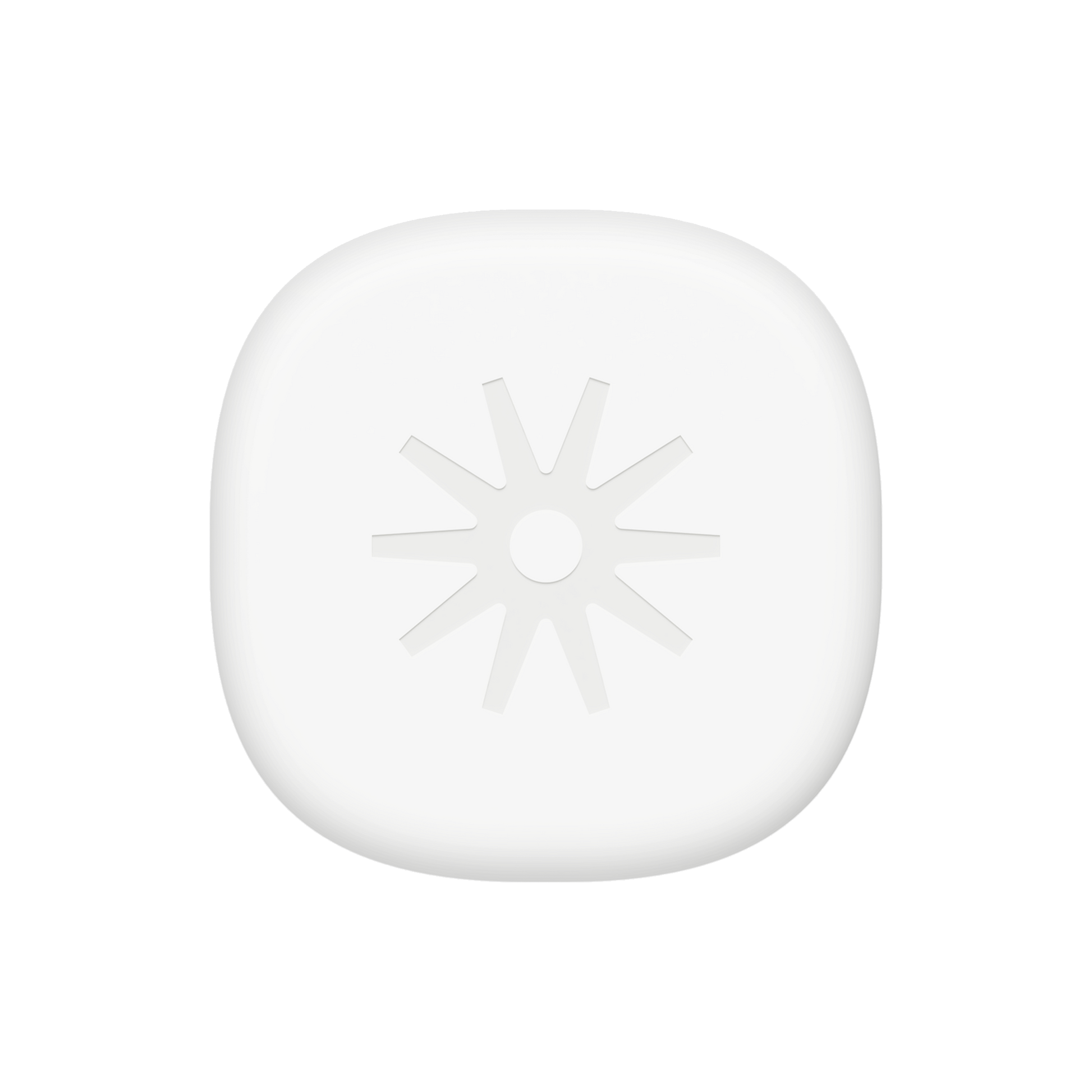 Front of the Lasso Alarm Clock device
