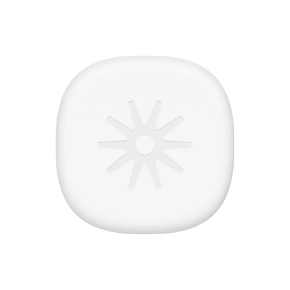 Front of the Lasso Alarm Clock device