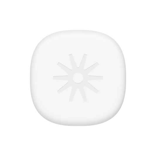 Front of the Lasso Alarm Clock device